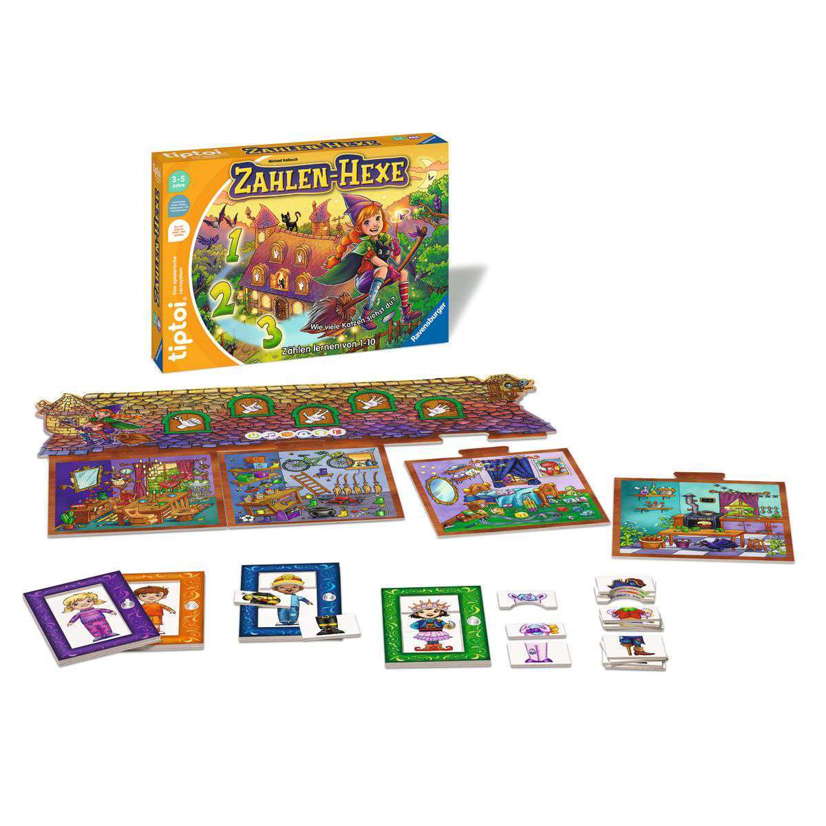 Ravensburger Spiel tiptoi® Zahlen-Hexe