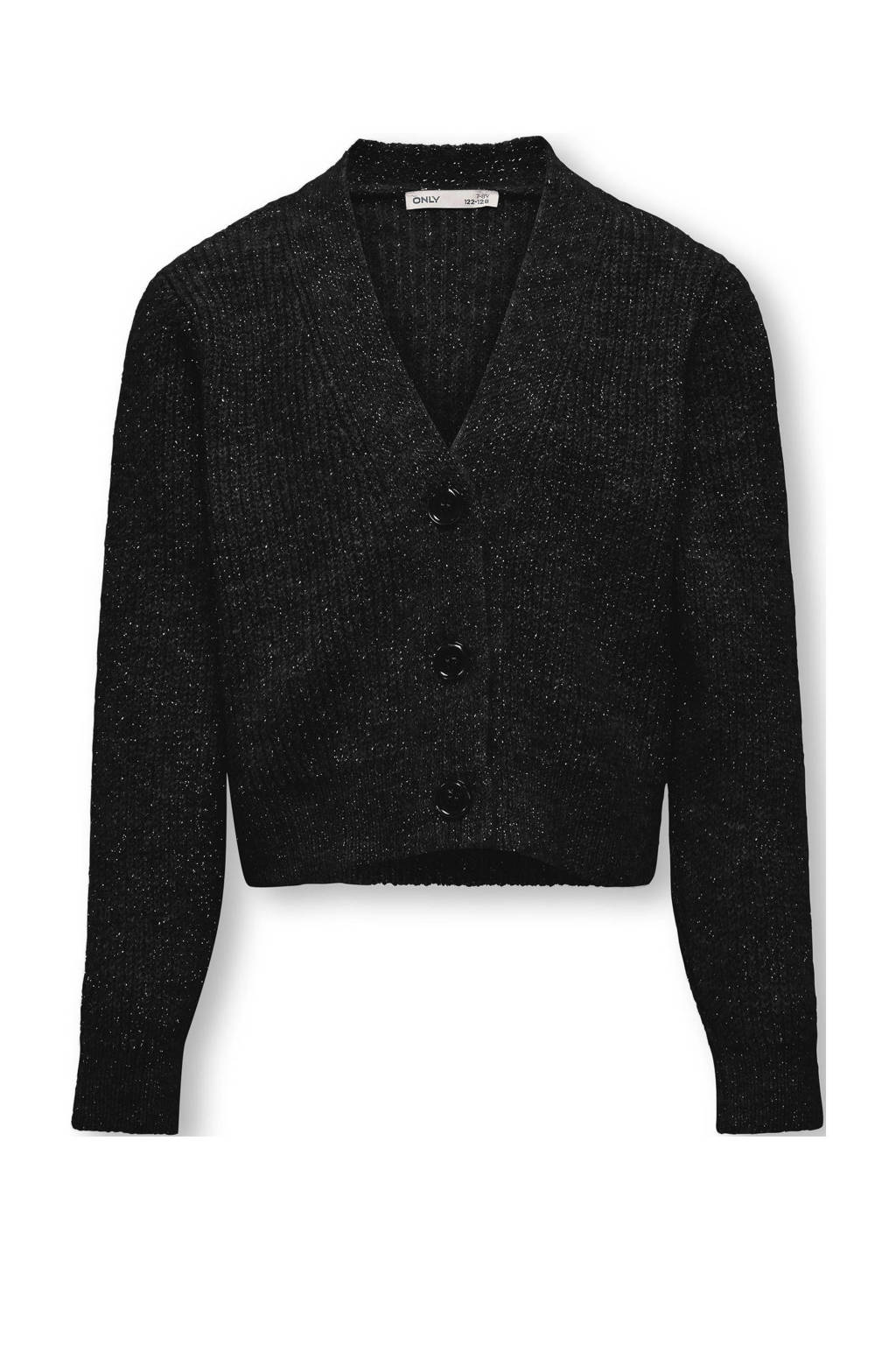 ONLY gebreid vest KOGORIANA zwart