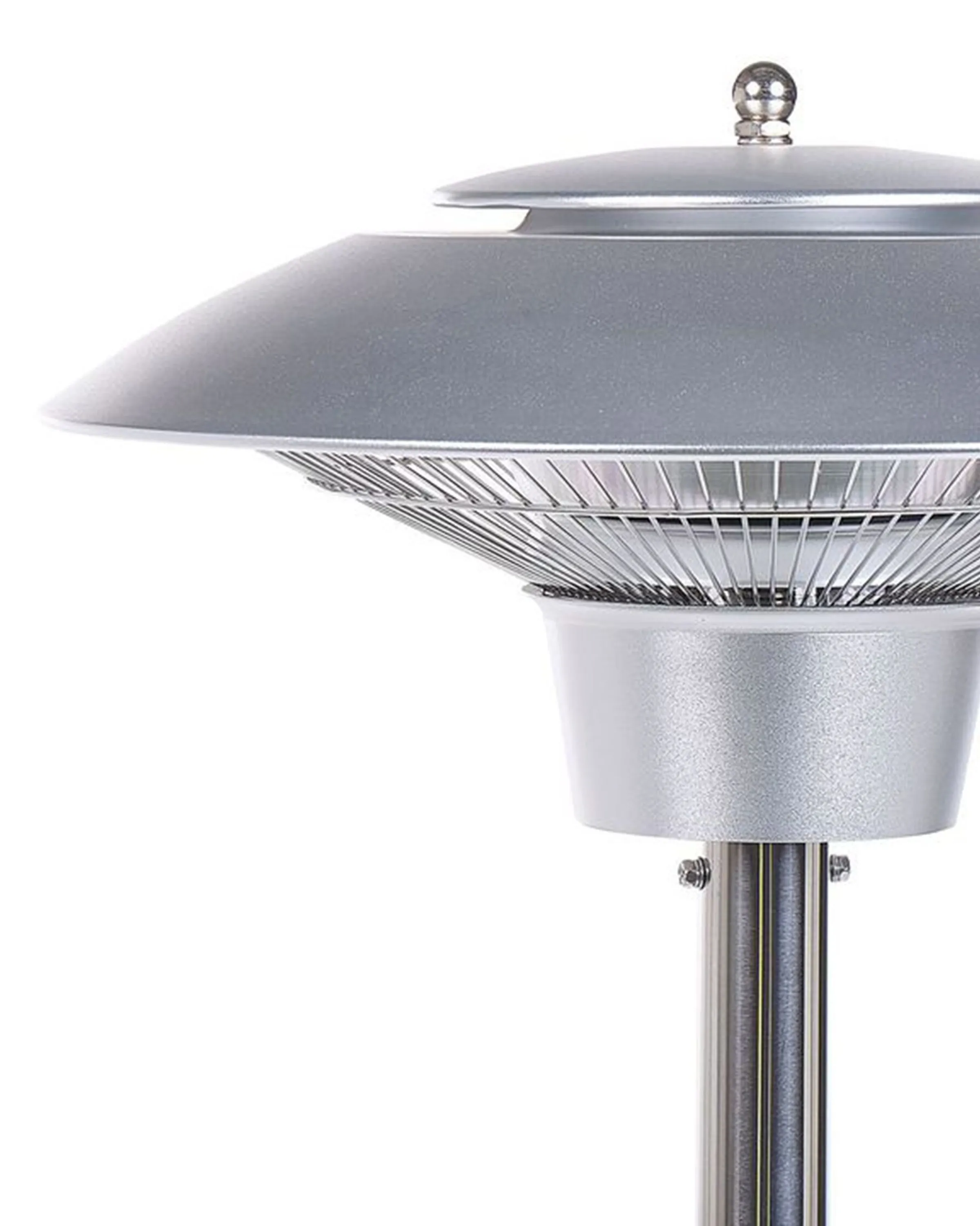 Vrijstaande infrarood terrasverwarming ASKJA 1500 W Zilver