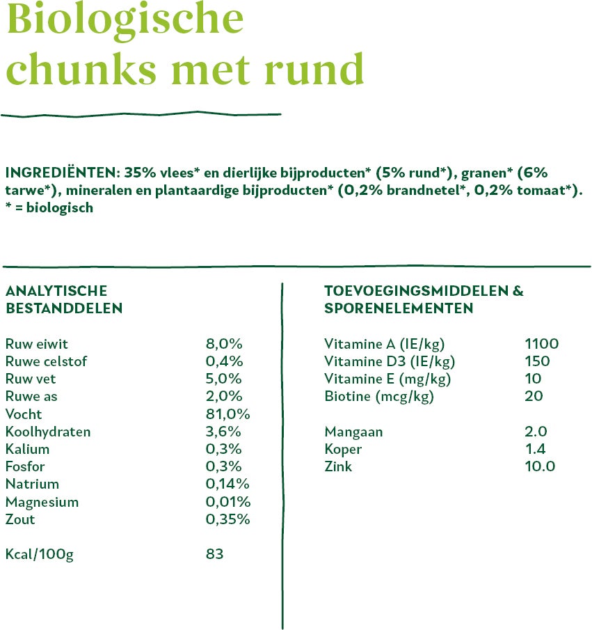 Yarrah biologisch hondenvoer in saus kip en rund 405 g