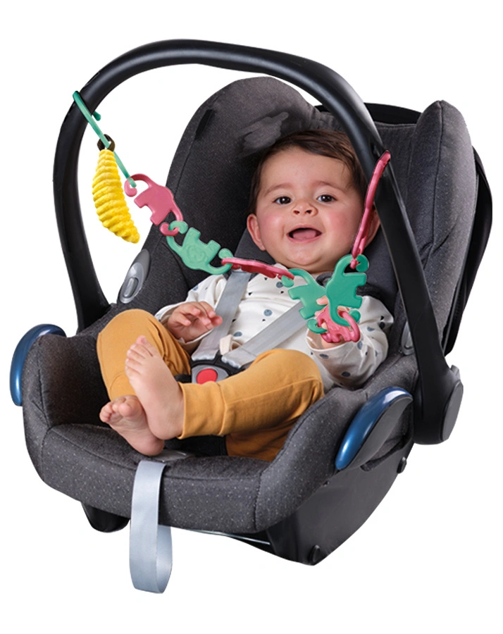 Kinderwagenkette TINY TALENTS - MONKEY LINKS 7-teilig