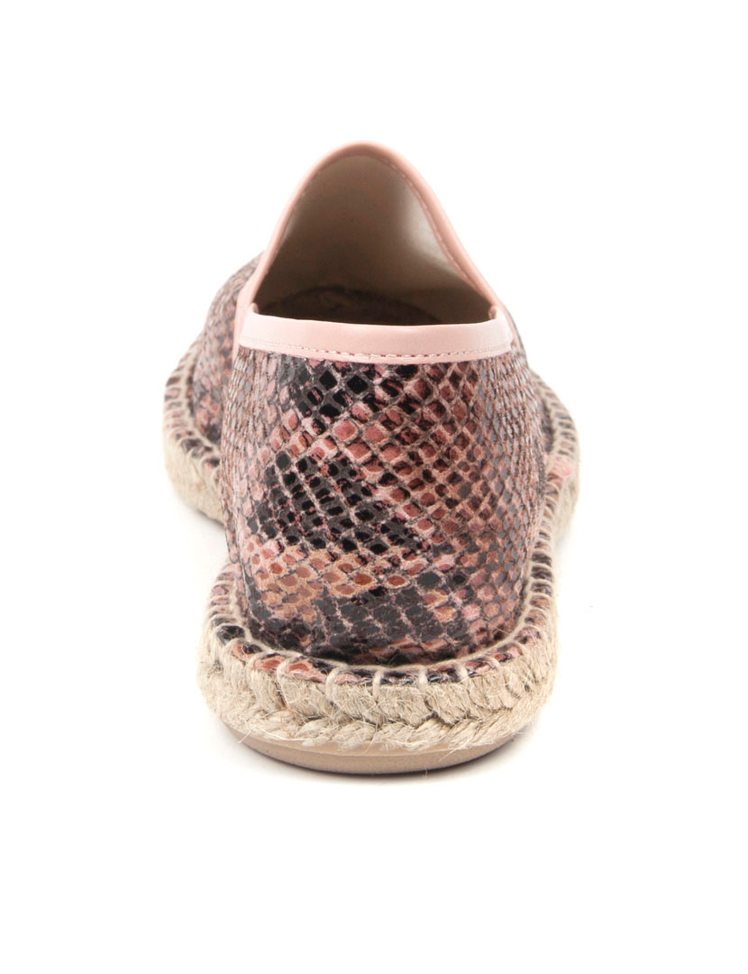 Snake Pattern Espadrilles
