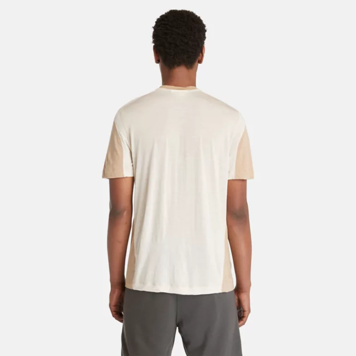 T-shirt Timberland x Icebreaker ZoneKnit en maille de laine mérinos pour homme en beige