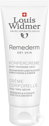 Louis Widmer Remederm Crème Corporelle Sans Parfum Tube 75ml