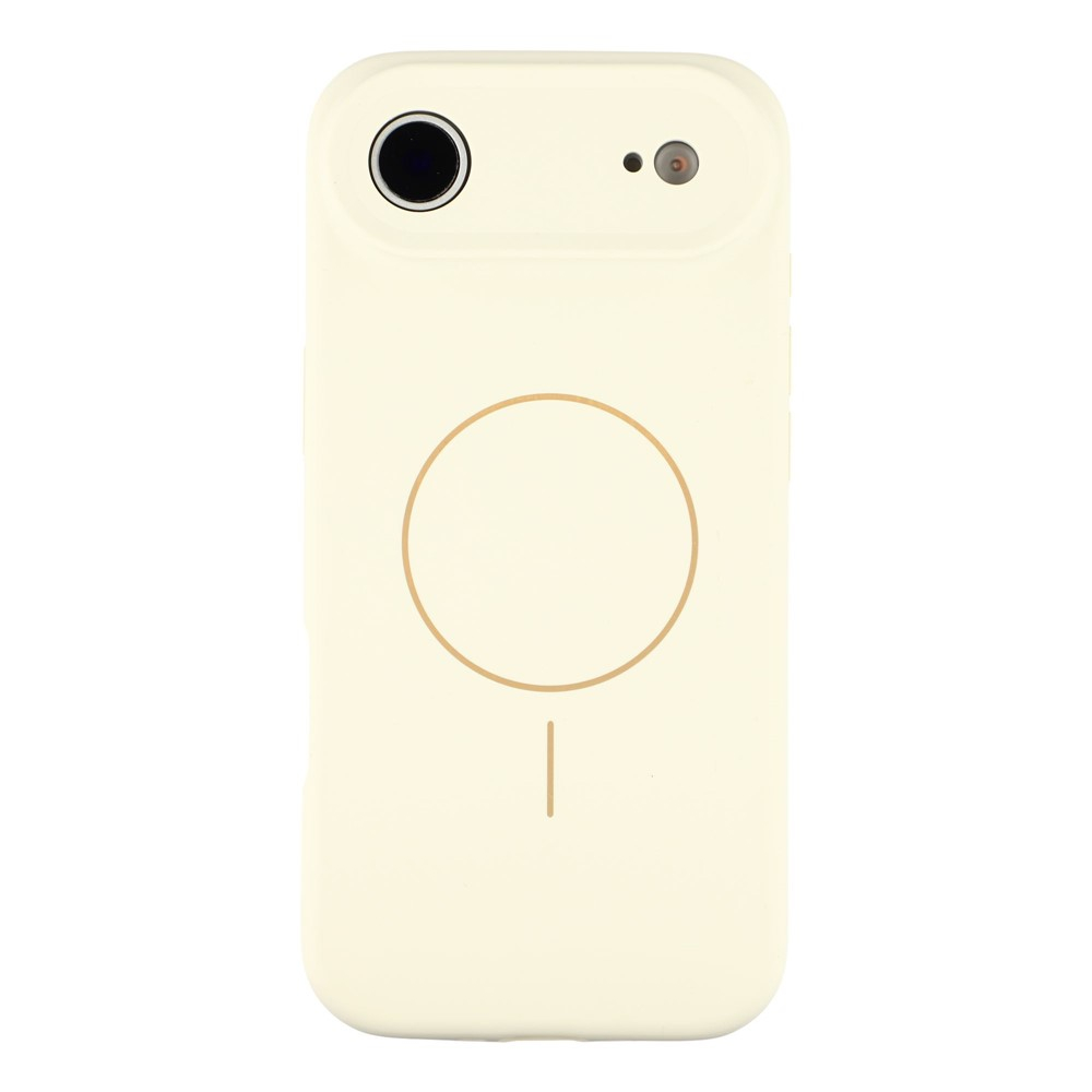 iPhone Air MagSafe Silikon Case Hülle - Hellgelb