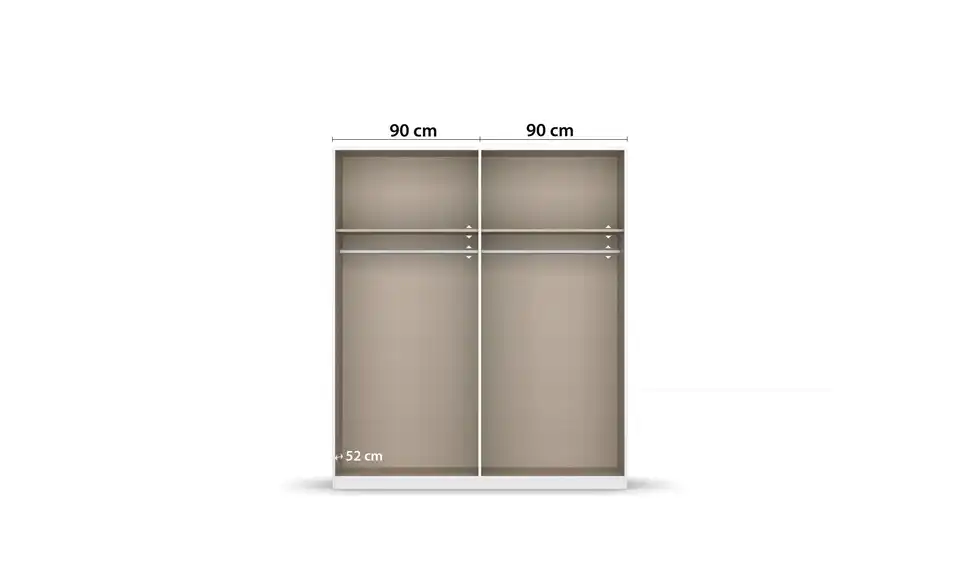 Drehtürenschrank Florenz 181 cm