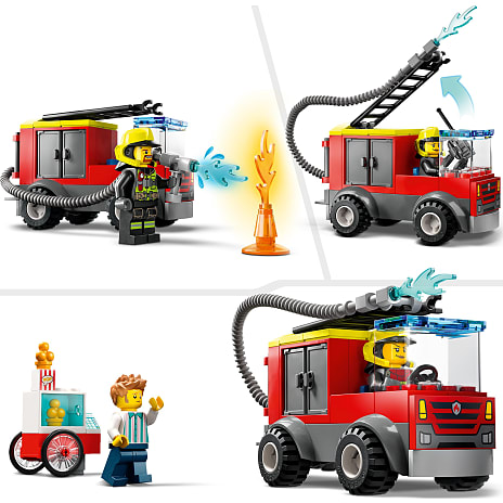 LEGO City 60375 Brandstation og brandbil