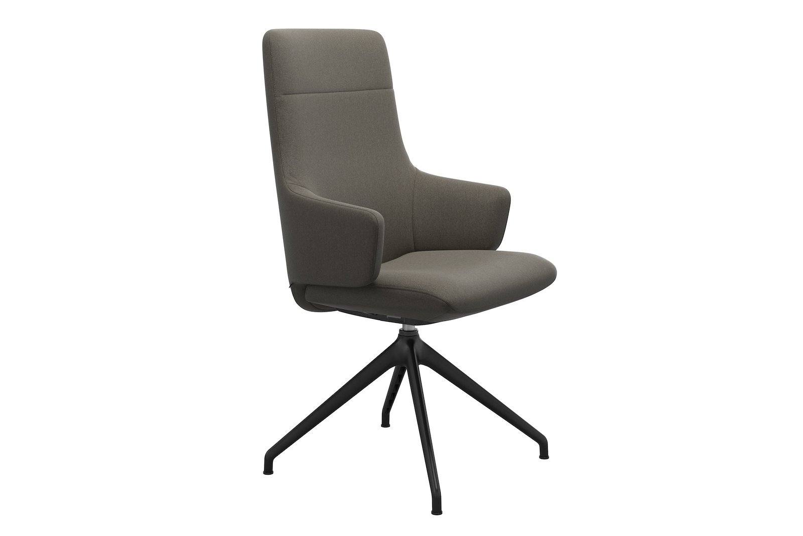 Chilli spisestol Tekstil Tulip - Green - Sort