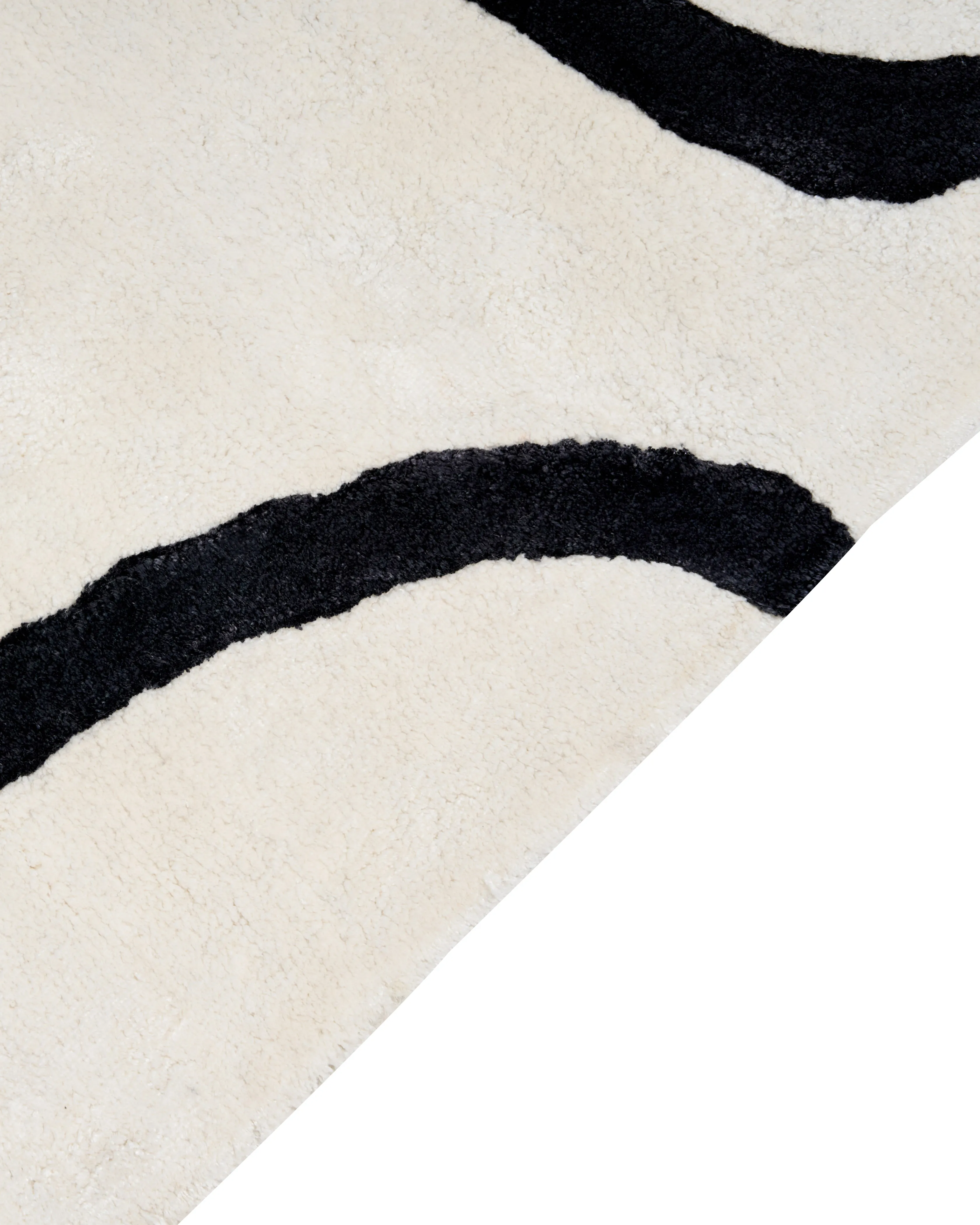 Vloerkleed KAPPAR Wit 160 x 230 cm Viscose