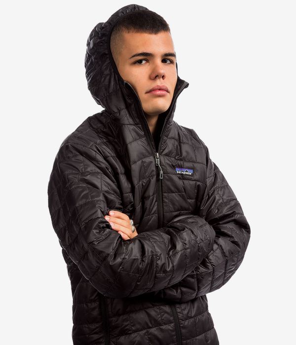 Patagonia Nano Puff Hooded Jacke (black)