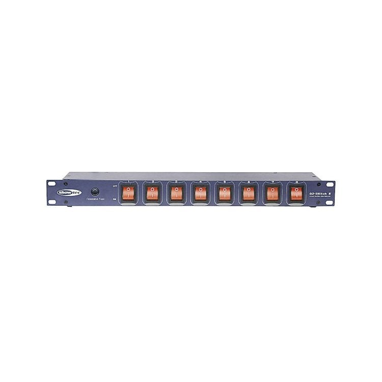 Showtec DJSwitch 8 8-wegs schakelpaneel 8x IEC