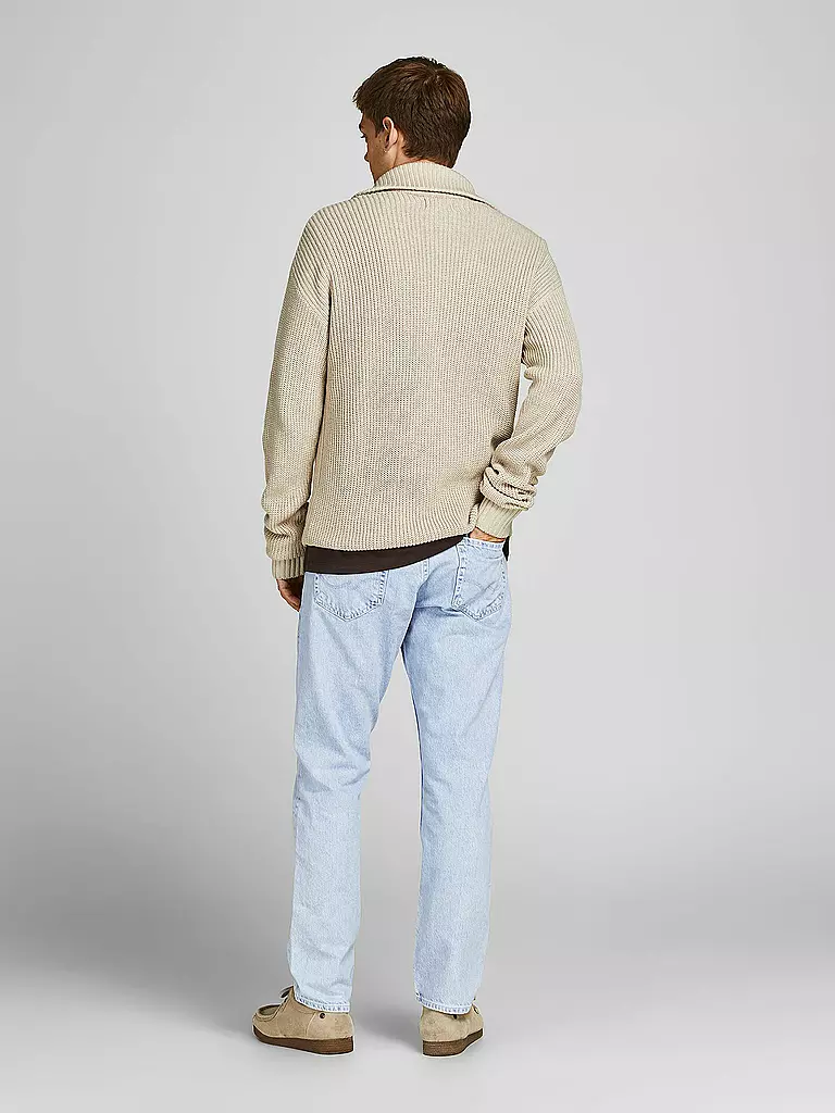 JACK & JONES Jeans Relaxed Fit JJICHRIS JJORIGINAL blau