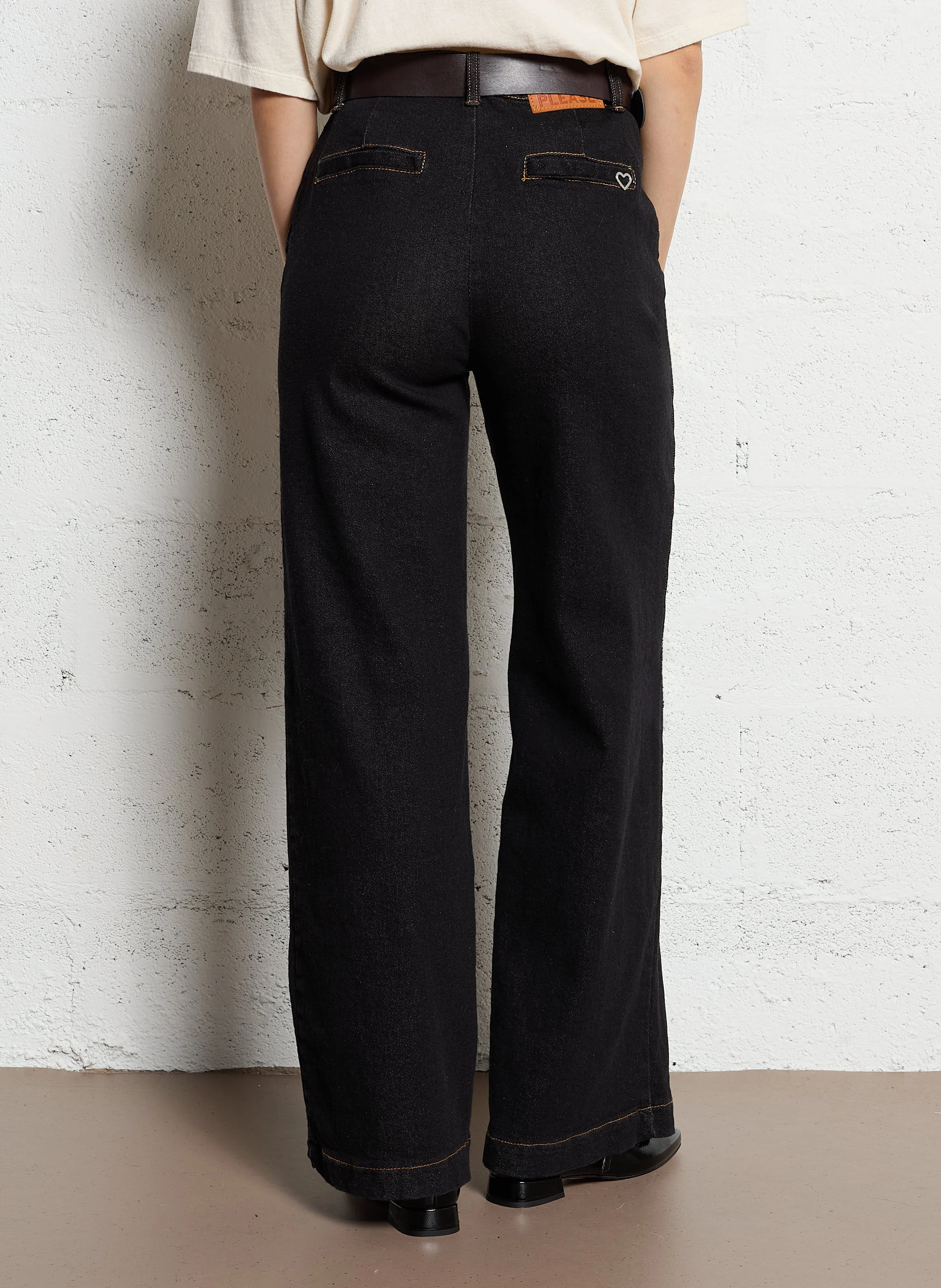 Jean large | Noir
