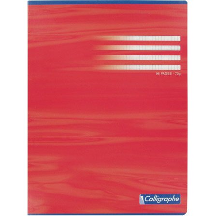 Cahier piqué Calligraphe A4+ 24 x 32 cm petits carreaux 96 pages