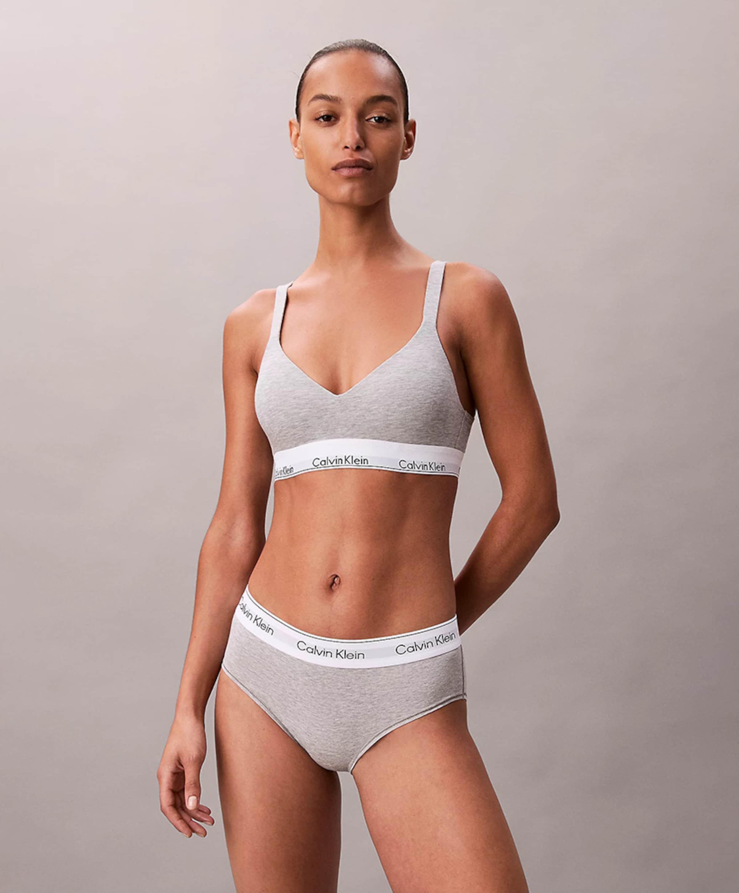 Calvin Klein Dames bralette grijs