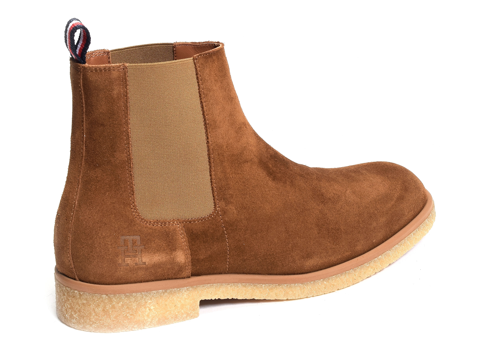 Hilfiger crepe suede chelsea 4871 marron