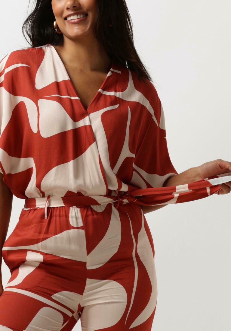 ANOTHER LABEL rode another label jumpsuit nena graphic jumpsuit s/s