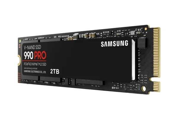 Samsung 990 PRO MZ-V9P2T0BW - SSD - krypteret - 2 TB - intern - M.2 2280 - PCIe 4.0 x4 (NVMe) - 256-bit AES - TCG Opal Encryption 2.0
