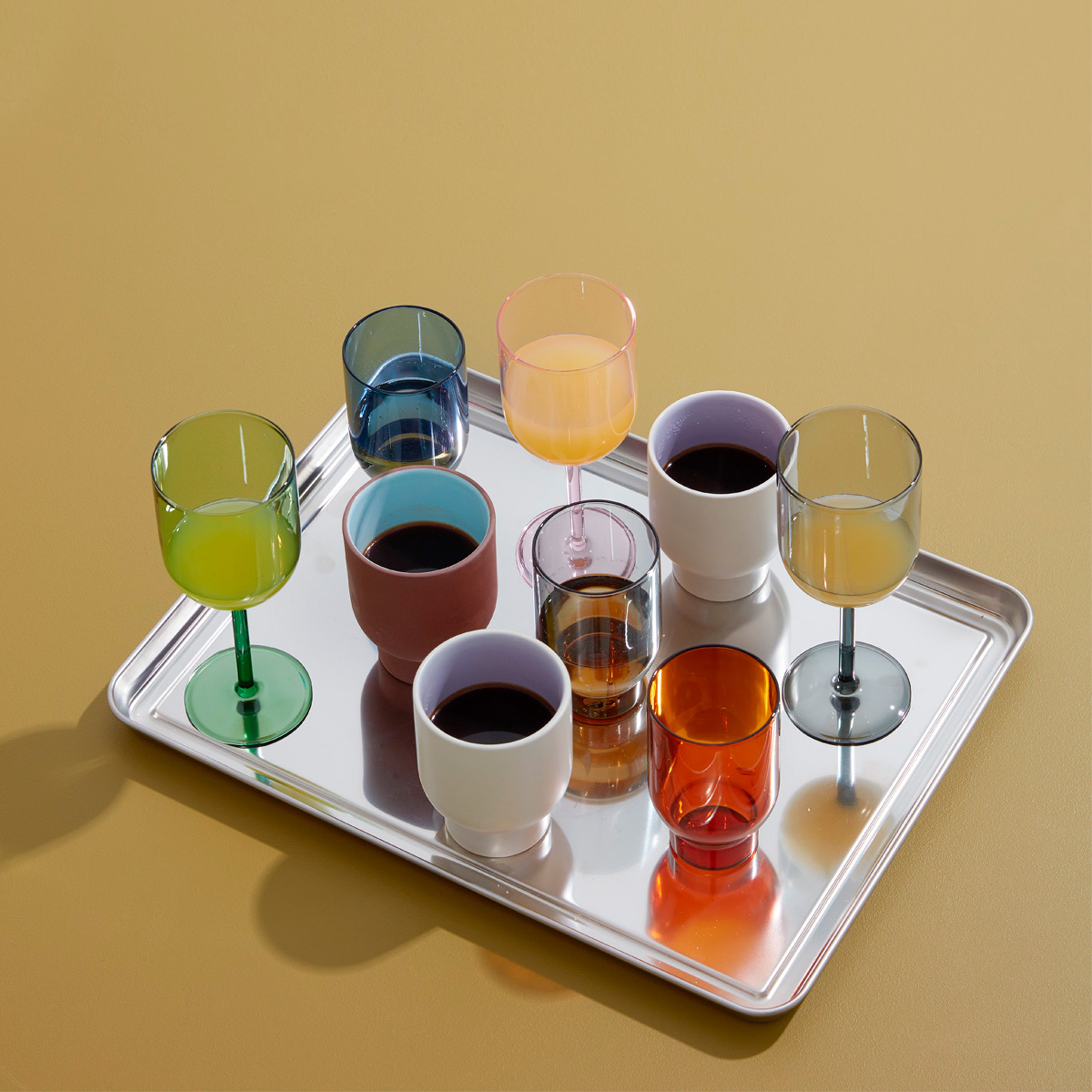 Studio About Glassware Waterglas - Set van 2 - Green