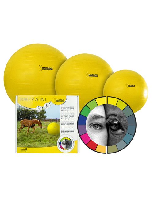 Maximus Maximus Power Play Ball Geel - Paardenspeelgoed