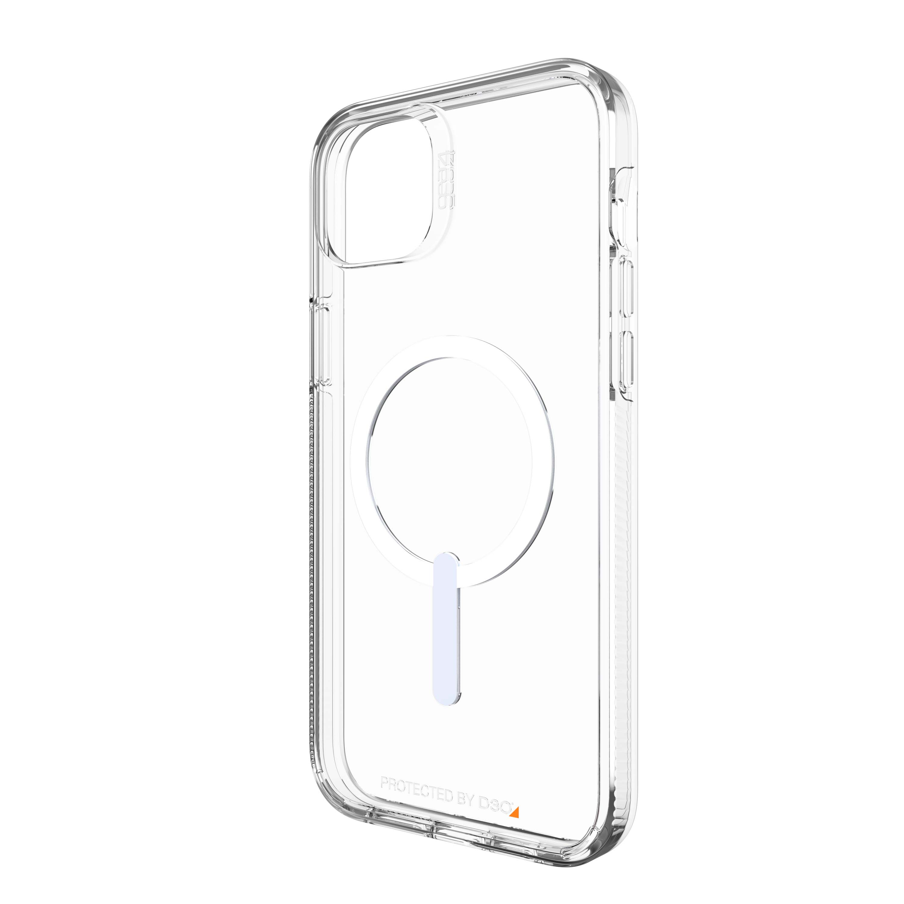 iPhone 14 Plus Antibakterielle MagSafe Schutzhülle Crystal Palace Snap D3O aus Recycelten Materialien (702010013) - Transparent
