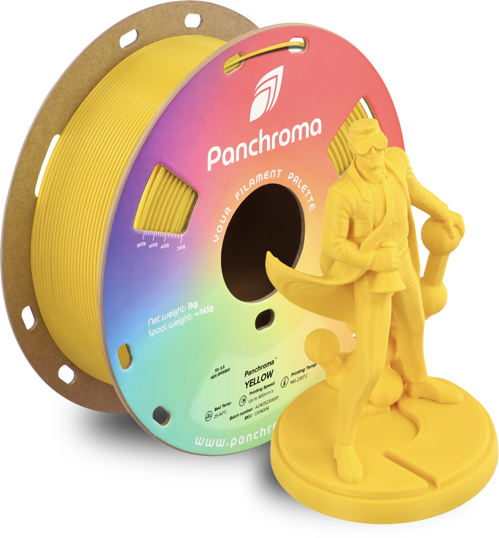 Polymaker  Panchroma CoPE Yellow, 1,75 mm / 1000 g    Farbenprächtiger Copolyester in Yellow