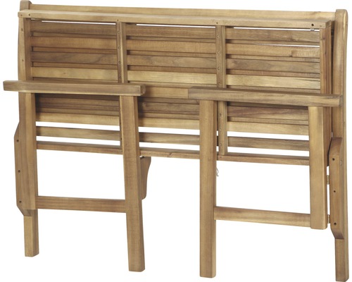 Siena Garden Lovera houten tuinbank, 2-zits, bruin