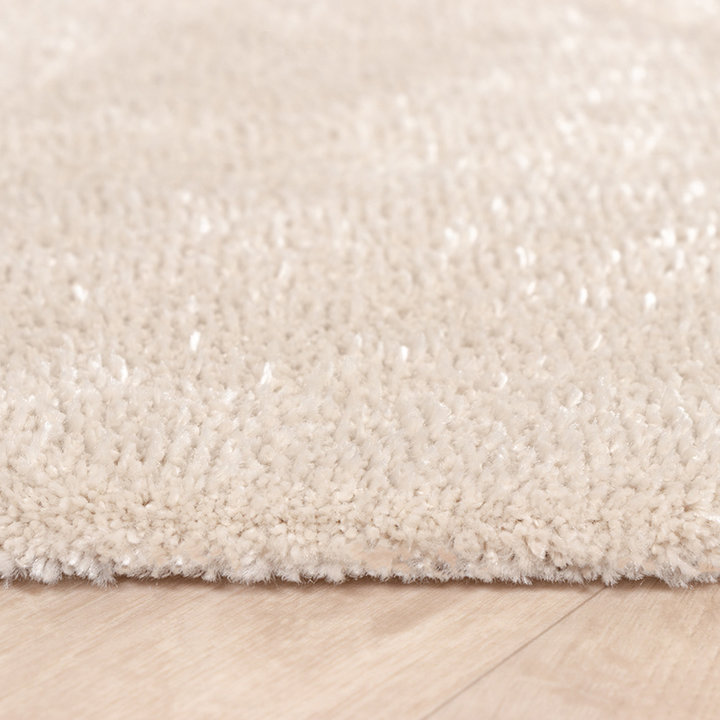 Viscose vloerkleed - Vive Creme | Wasbaar!