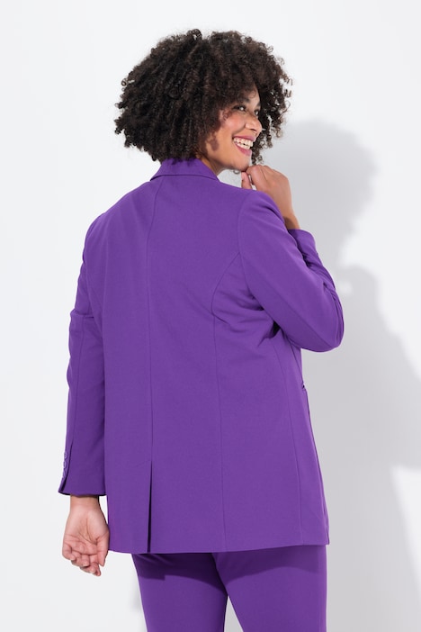 Blazer, Straight Oversized, farbiges Futter