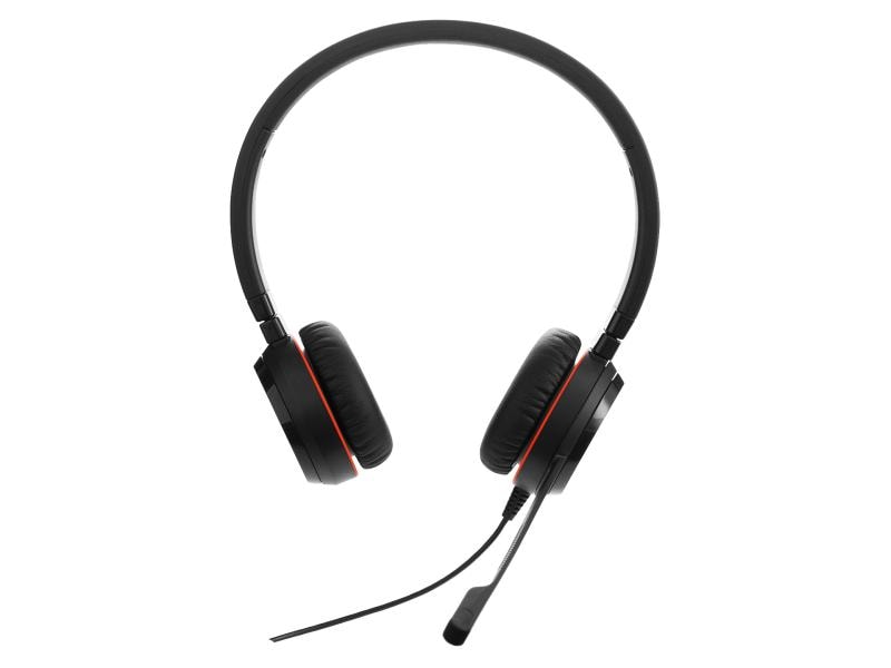 Jabra Headset Evolve 20SE MS Duo Schnurgebundenes, binaurales Headset für VoIP-Softphones