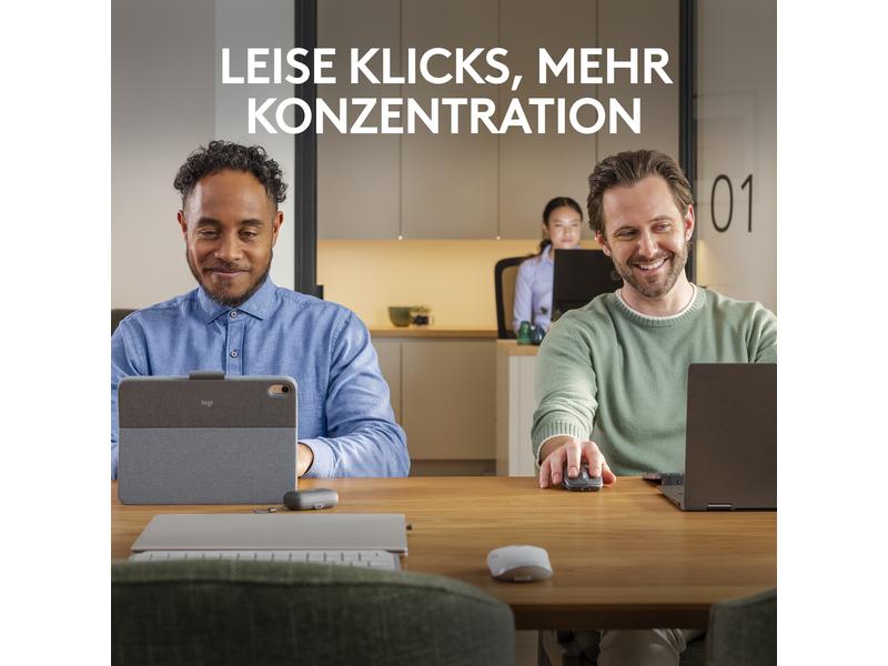 Logitech Mobile Maus MX Anywhere 3s Rose Kompakte kabellose Performance-Maus mit 8K DPI-Sensor