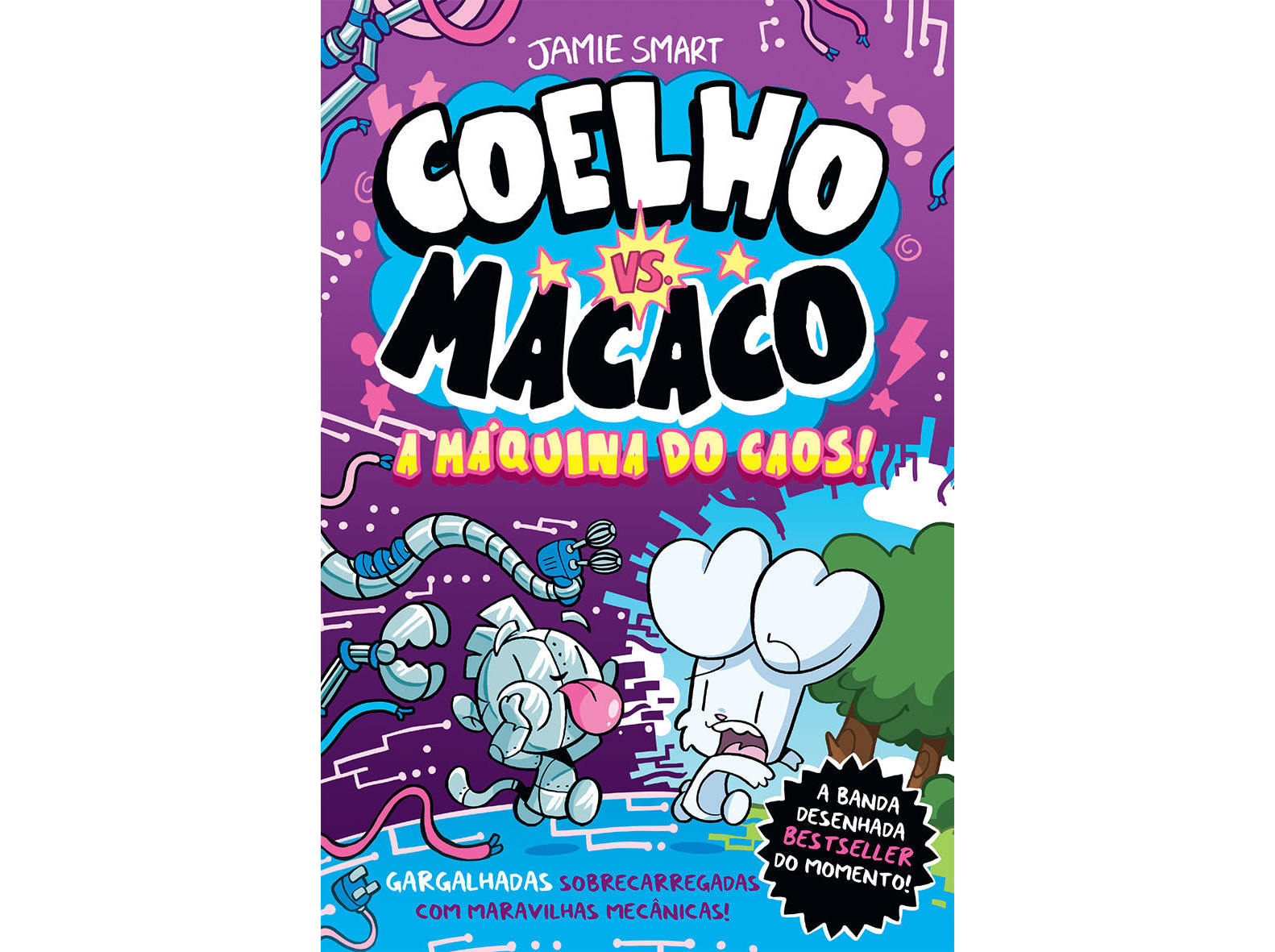 LIVRO COELHO VS. MACACO - A MÁQUINA DO CAOS!