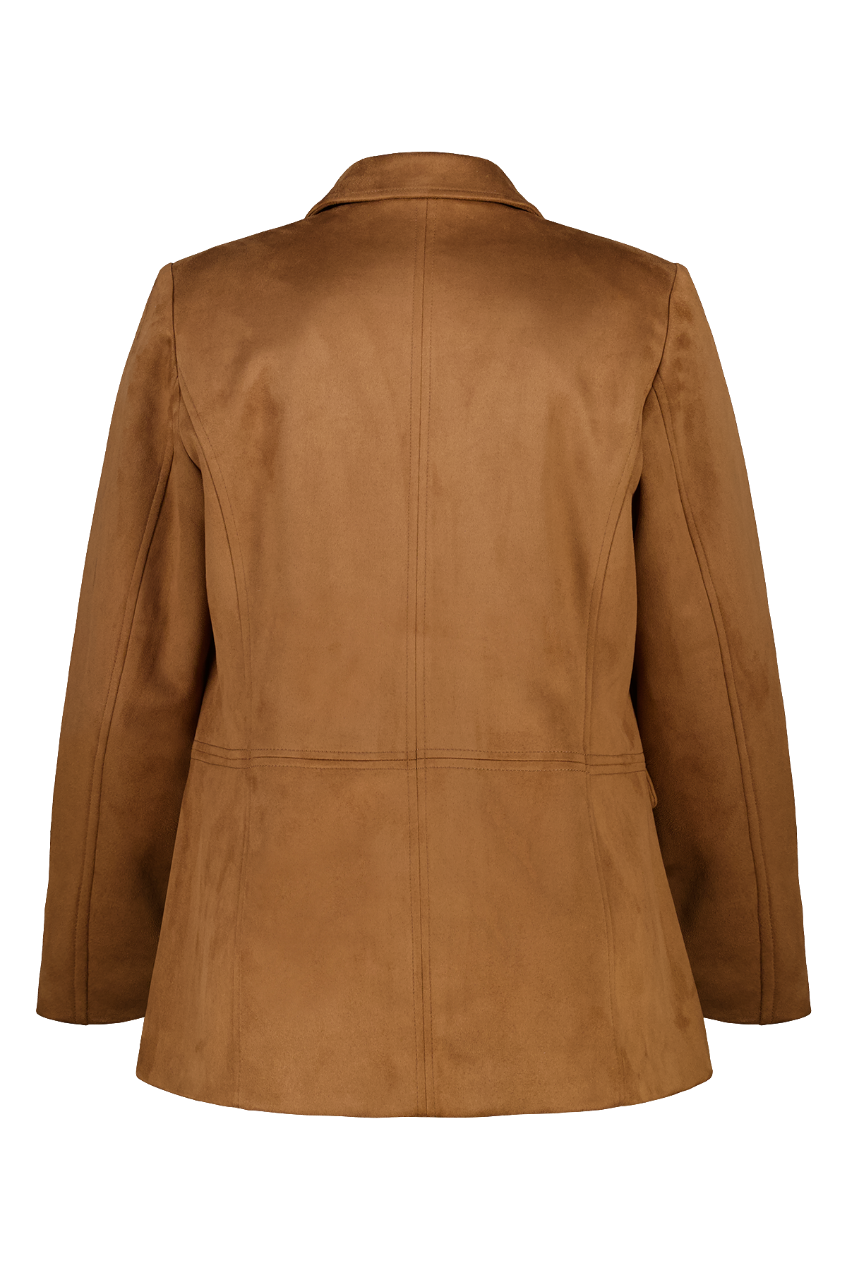 Blazer in suède look Cognac