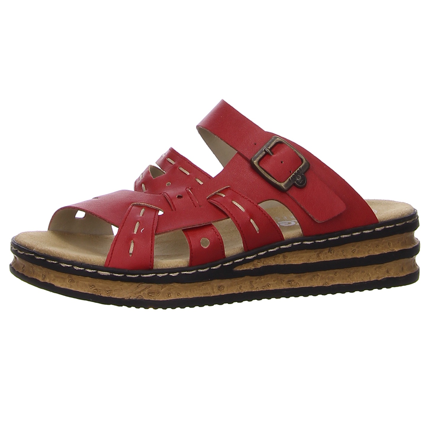 Rieker Pantolette rot rot