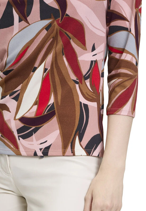 Betty Barclay Shirt Kurz 3/4 Ar Rosé/brown