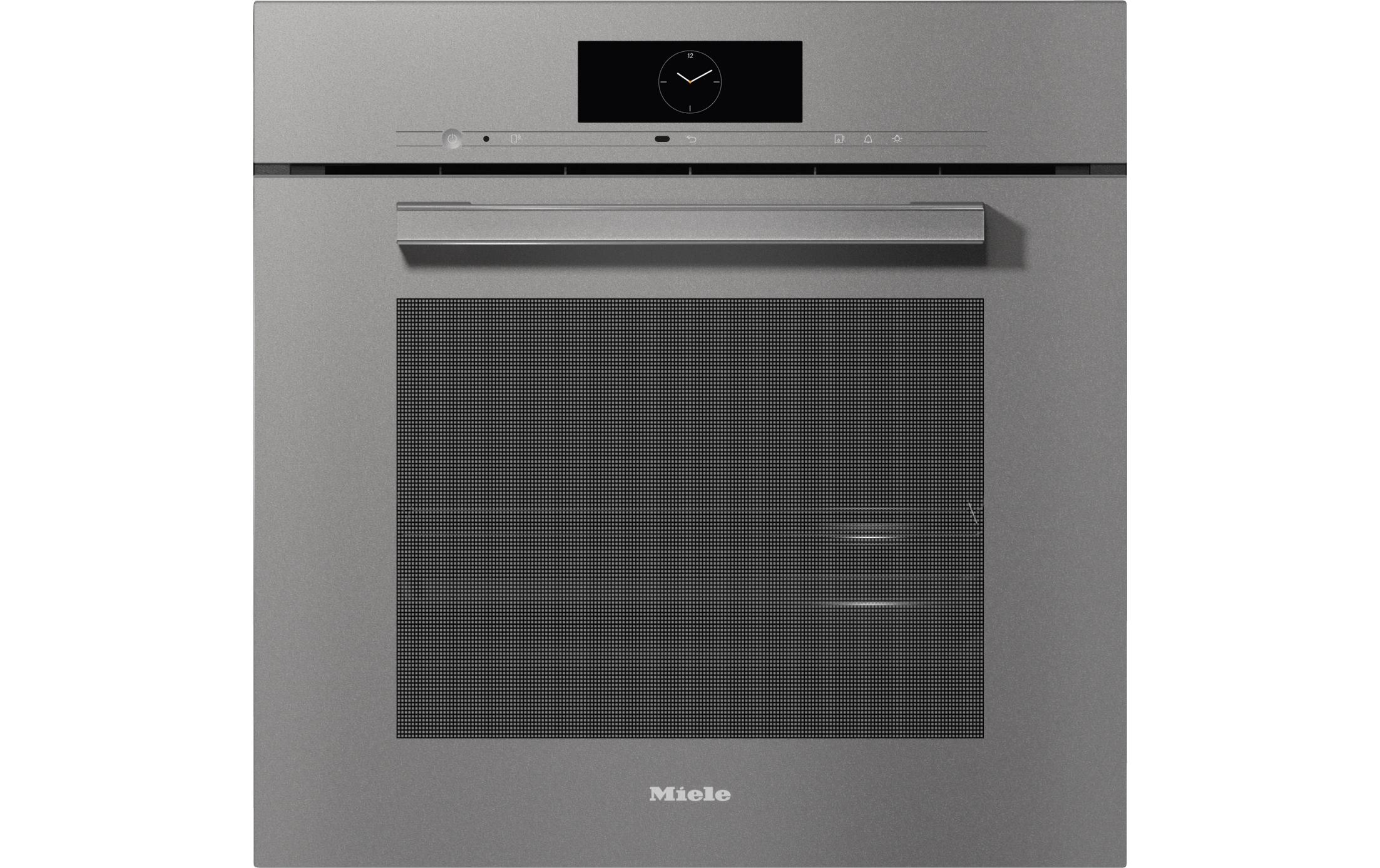 Einbaudampfbackofen DGC 7860 HC Pro Grau A+<br>Dampfgarer zum Dampfgaren, Backen, Braten mit kabellosem Speisenthermometer + HydroClean