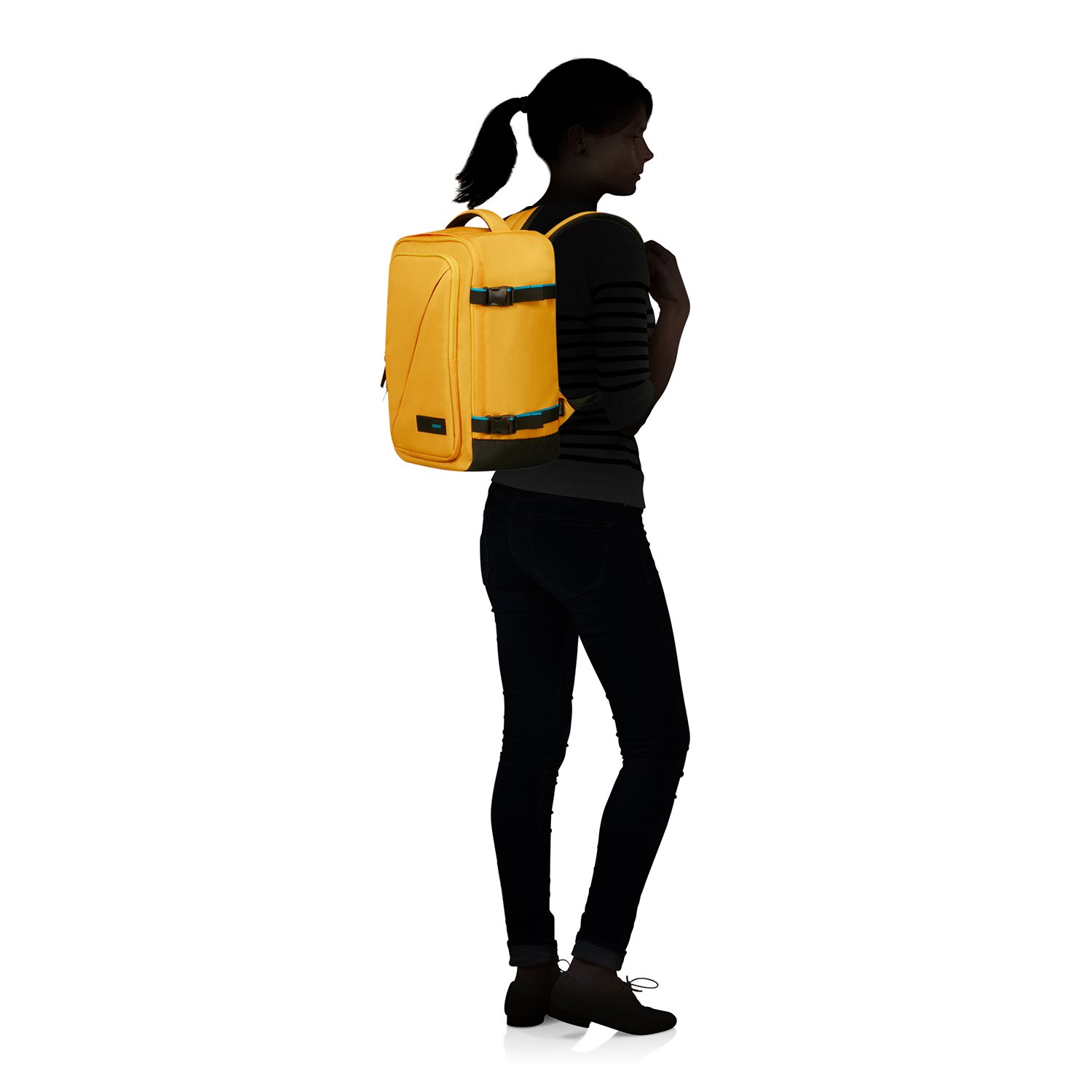 American Tourister TAKE2CABIN Casual Backpack S yellow