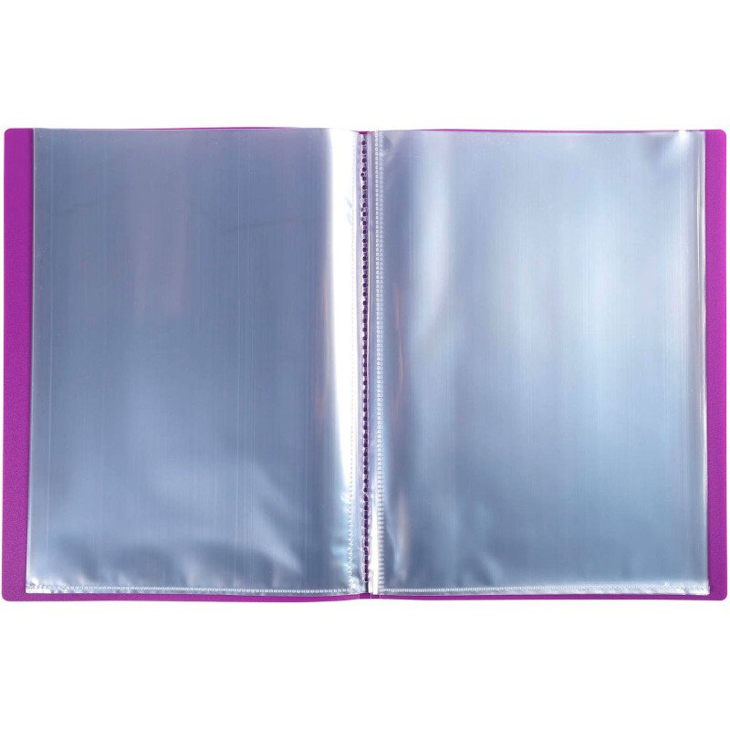 Protège-documents Opak Exacompta polypropylène 5/10E A4 80 pochettes - 160 vues couleurs assorties