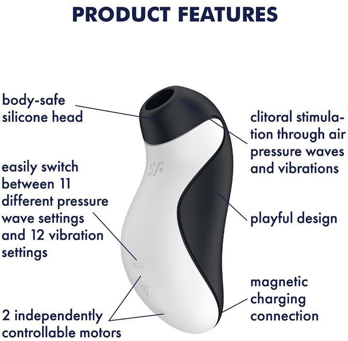 Satisfyer Satisfyer Orca Luchtdruk Vibratie Vibrator
