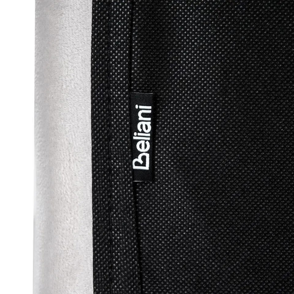 SUZETTE - Tweepersoonsbed - Lichtgrijs - 140 x 200 cm - Polyester