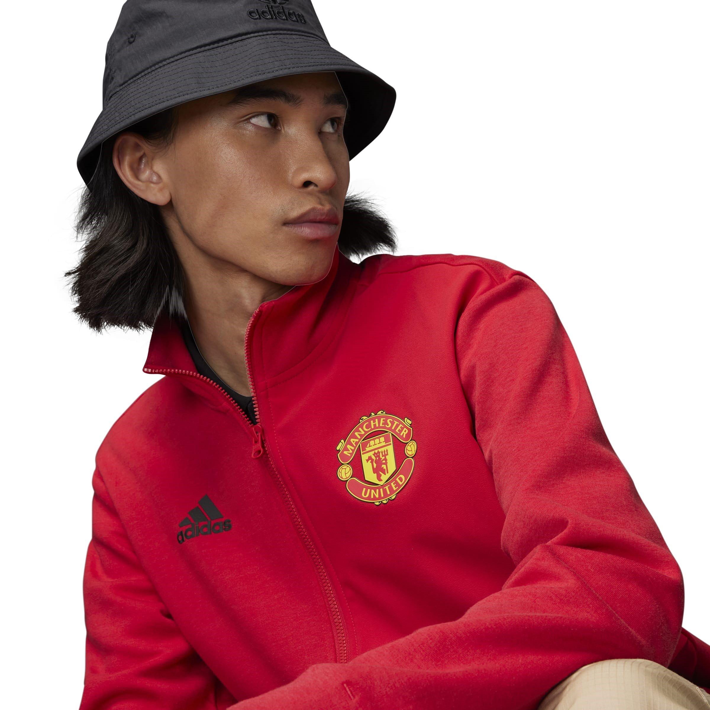 adidas Manchester United Anthem Jacket 2023 2024 Adults