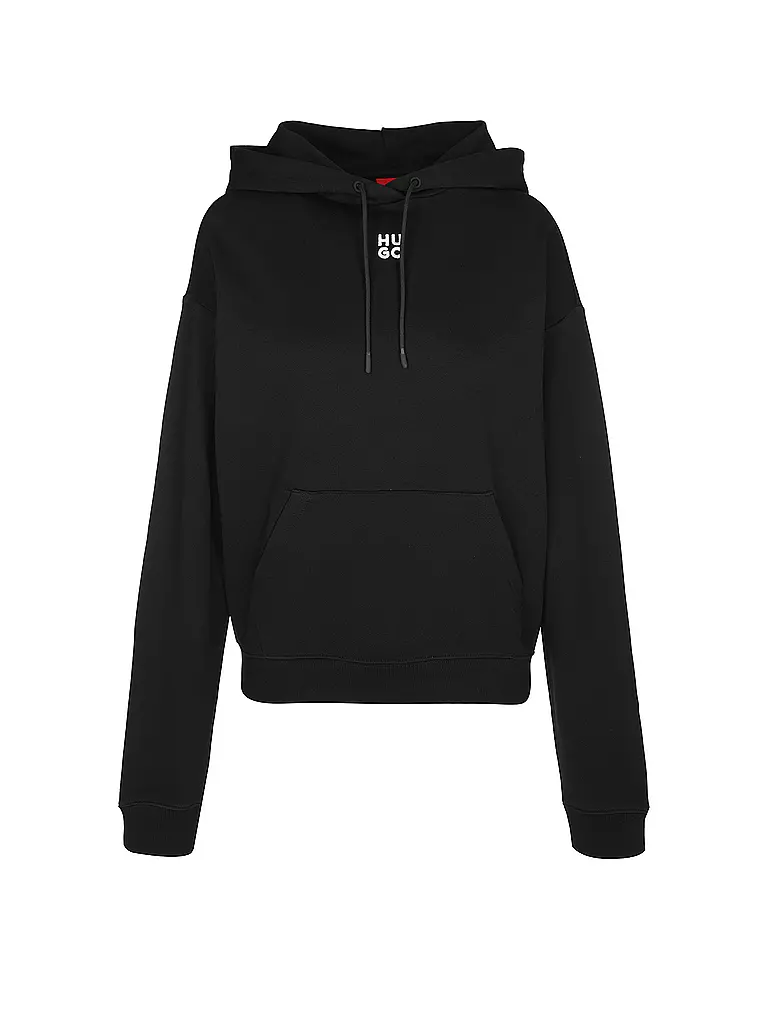 HUGO Kapuzensweater - Hoodie DELFINIA schwarz