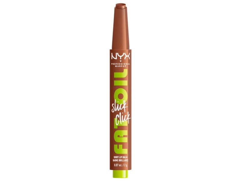 NYX Professional Makeup Lippenbalsam Fat Oil Slick Click 01 Pflegender Lippenstift mit ölhaltiger Formel
