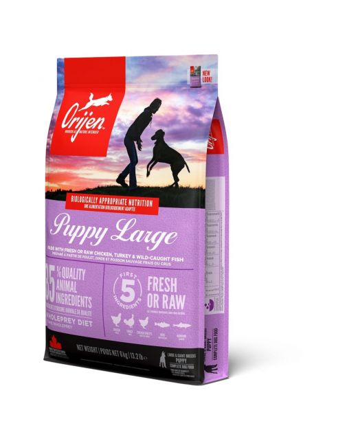 Orijen Whole Prey Puppy Large Breed Kip&Kalkoen - Hondenvoer