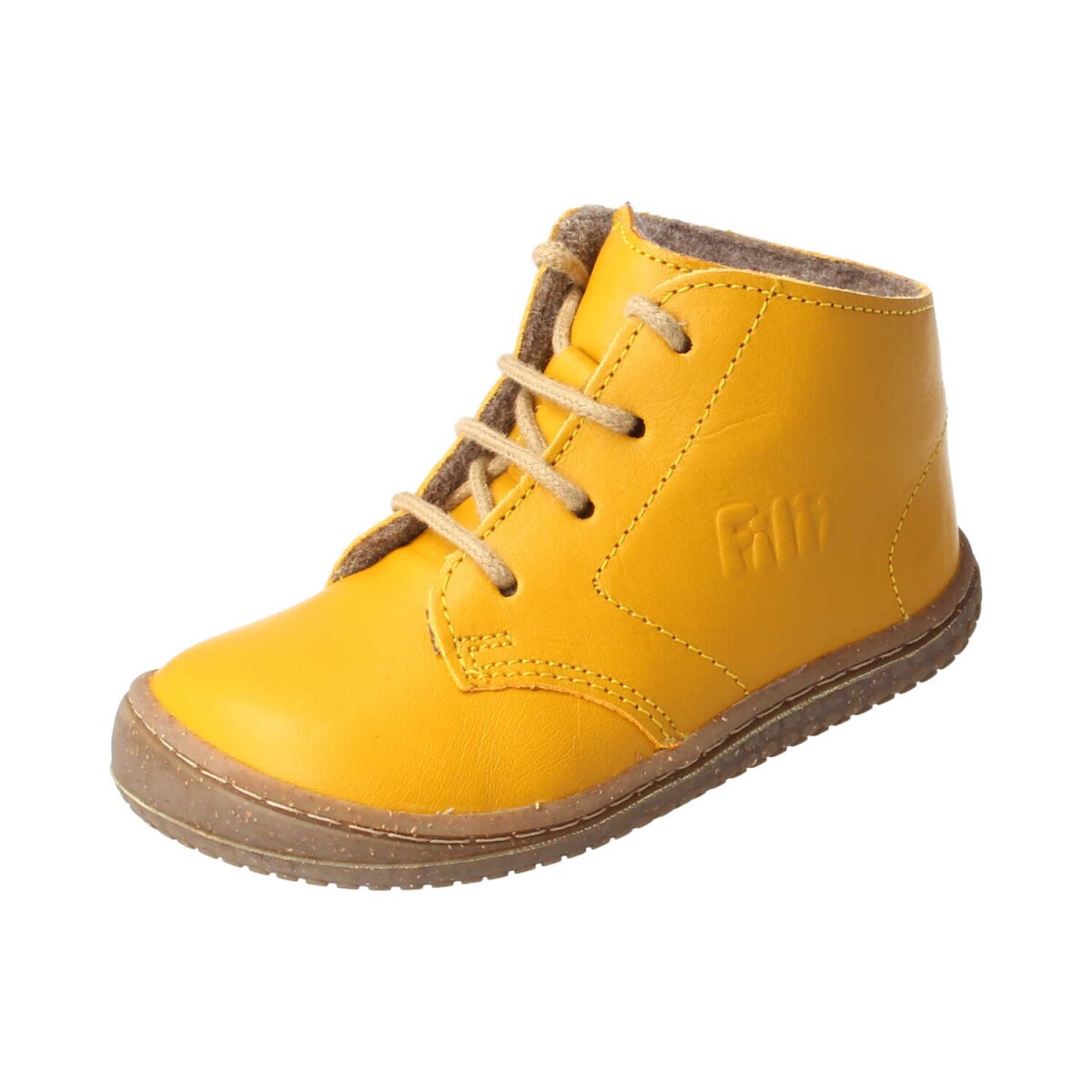 B2021222-F4 SOFT-TOE bio nappa mustard wool fleece Weite/M
