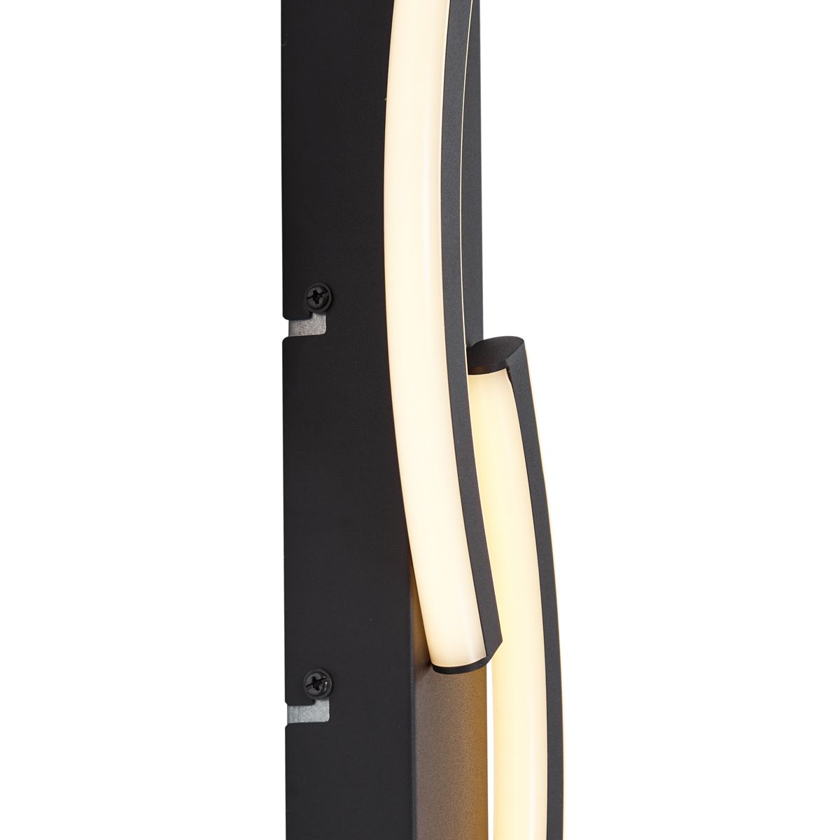 Design wandlamp zwart 3-staps dimbaar 2-lichts - Bummy