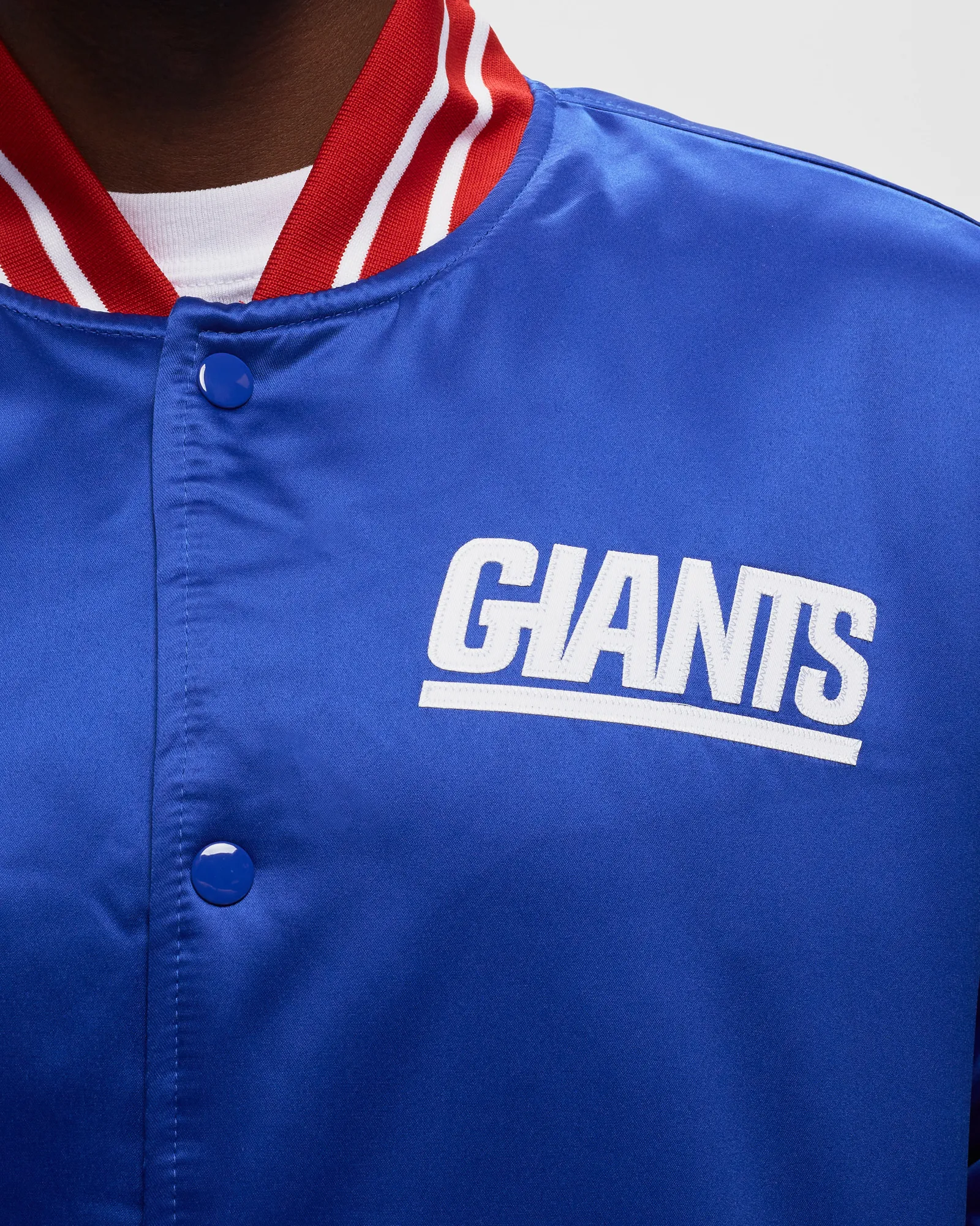 Mitchell & Ness NFL Heavyweight Satin Jacket New York GIANTS
