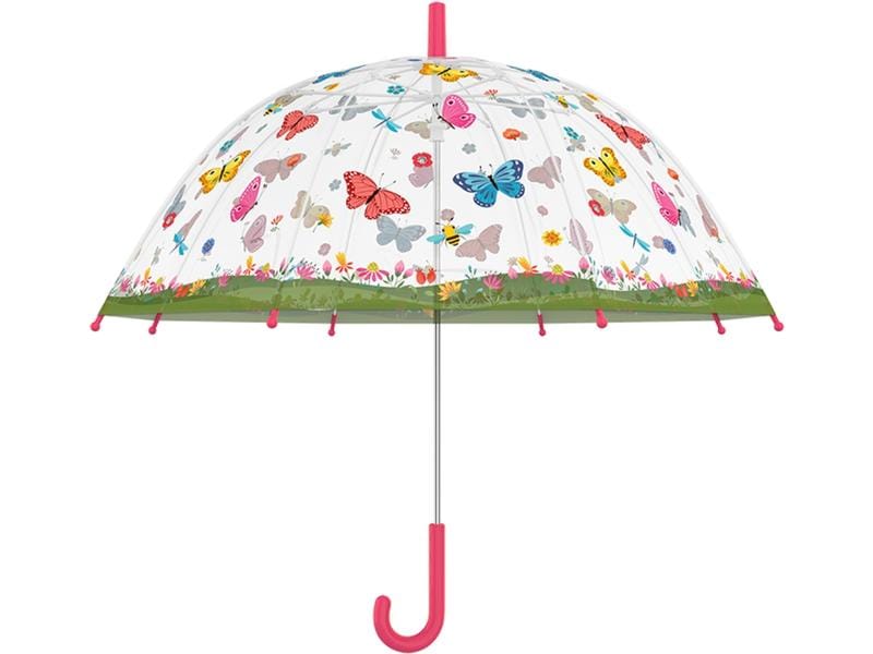 Esschert Design Schirm Schmetterlinge Mehrfarbig Regenschirm für Kinder