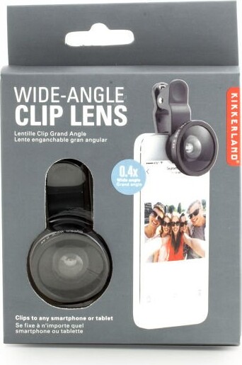 Kikkerland - Kamera Linse Til Smartphone - Wide Angle - 0,4X