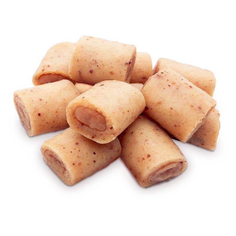 Rouleaux de poulet Dokas fourrés au bœuf pour chat
